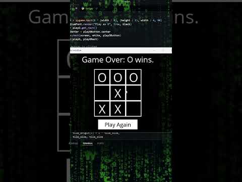 (CS50 AI) Tic Tac Toe - PROJECT 0