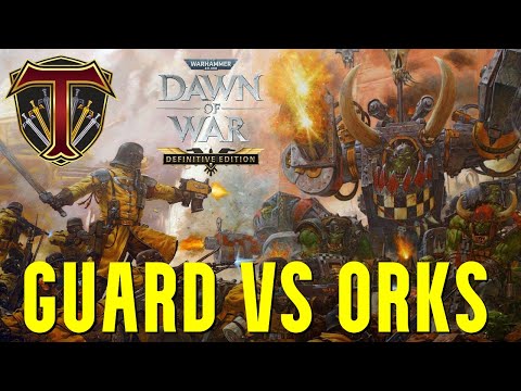 Armageddon Wars! Imperial Guard vs Orks | Warhammer 40,000: Dawn of War - Definitive Edition PVP