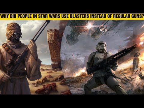 Why Did People In Star Wars Use Blasters Instead Of Regular Guns? #shorts