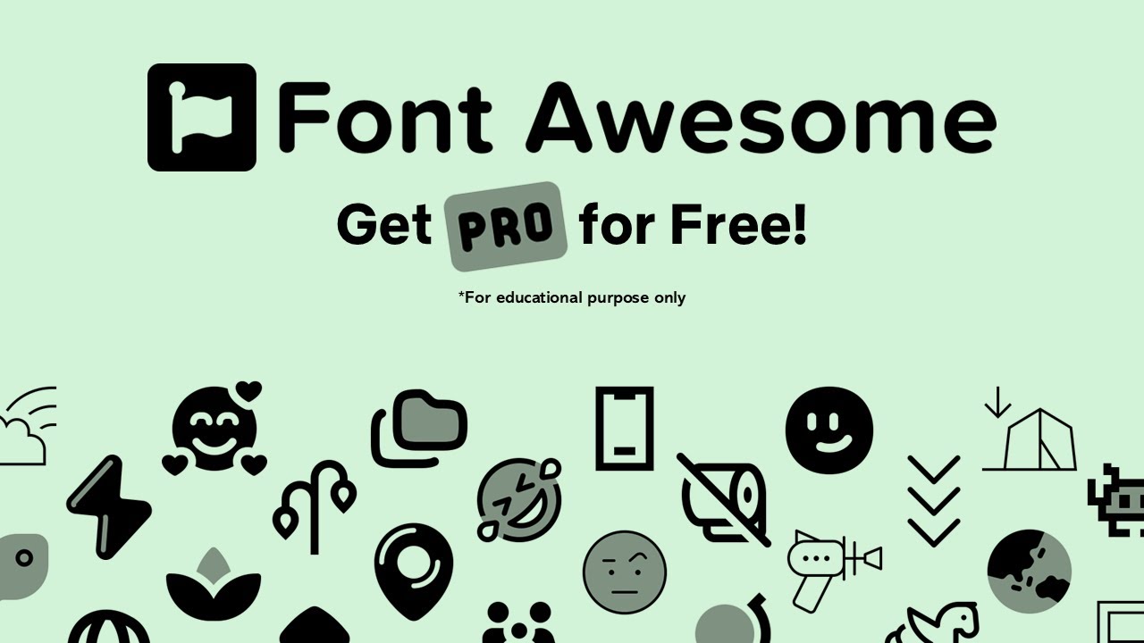 How to get and download the latest Font Awesome Pro icons for free (FontAwesome 7)