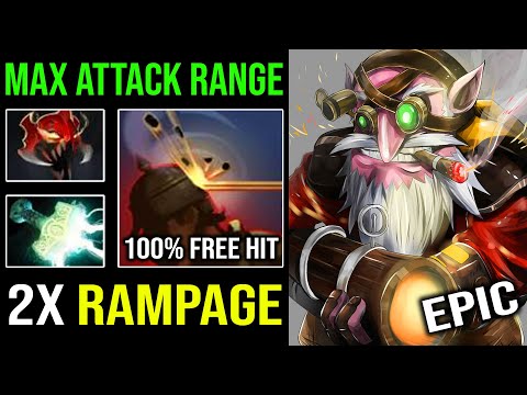 100% FREE HIT SNIPER 2x Rampage Madness Mask First Item with Amazing Long Range Attack DotA 2