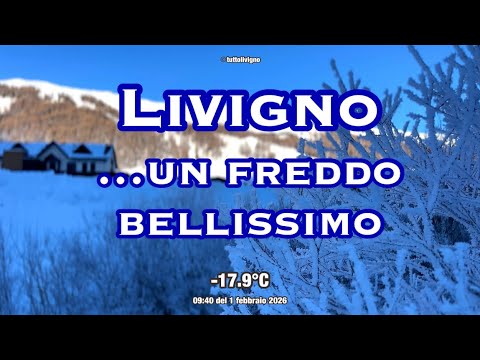Livigno, un freddo bellissimo ❄️ -17.9° 