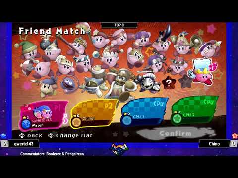 qwertz143 (Water/Bell) vs Chino (Staff/Water) - Kirby Fighters India Tournament #4