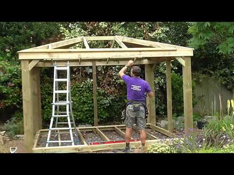 Gazebo and Decking Build in Brighton Garden