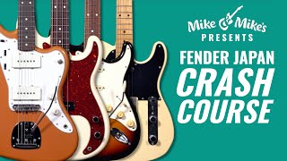 Video thumbnail for FENDER JAPAN CRASH COURSE: MIJ vs CIJ Dating, Identification, and More! by Mike & Mike's Guitar Bar