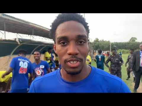  Attram de Visser Junior scored his first goal against Okwaku United to make his father proud and p.