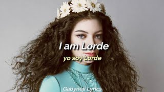 Push (I am Lorde) // SIA Lyrics Español Inglés