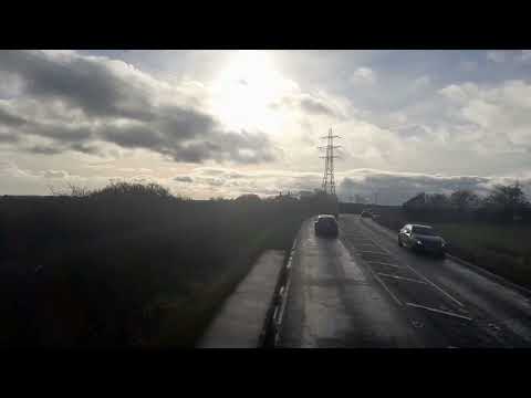 arriva northumbria 7603 NK59DLV Wright gemini 2 DB300 X9 service to Newcastle Haymarket Bus Station