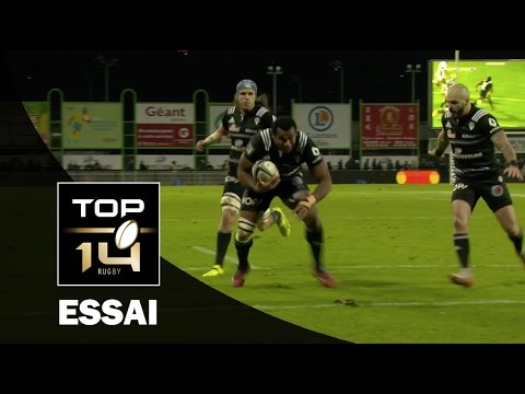 TOP 14 ‐ Essai Seremaia BUROTU (CAB) – Brive-Pau – J12 – Saison 2016/2017