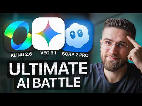 Veo 3.1 vs Sora 2 vs Kling 2.6 – The Real Winner