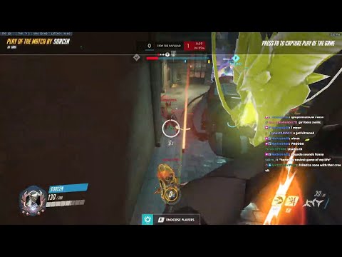 # 32 RANK! POTG! NECROS GENJI OVERWATCH GAMEPLAY SEASON 35 TOP 500