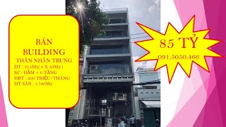 BÁN BUILDING MT THÂN NHÂN TRUNG - QUẬN TÂN BÌNH