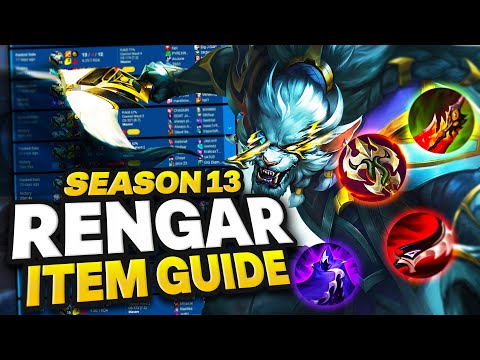 The ULTIMATE Season 13 Rengar ITEM GUIDE