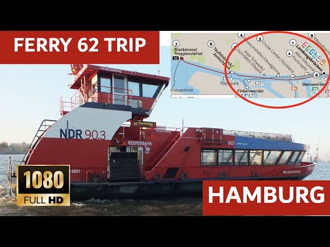 Linie 62 HVV-Hafenfähre nach Landungsbrücken
