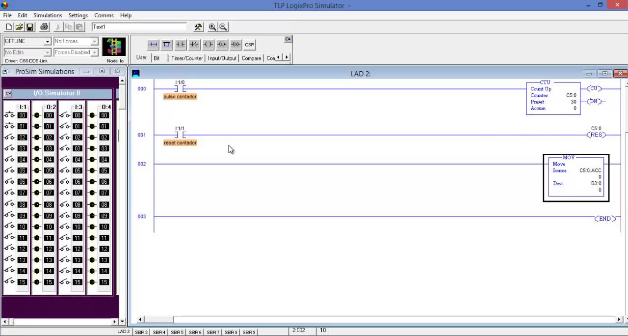 Programação em Ladder - Aula 25 - Instrução Move - MOV