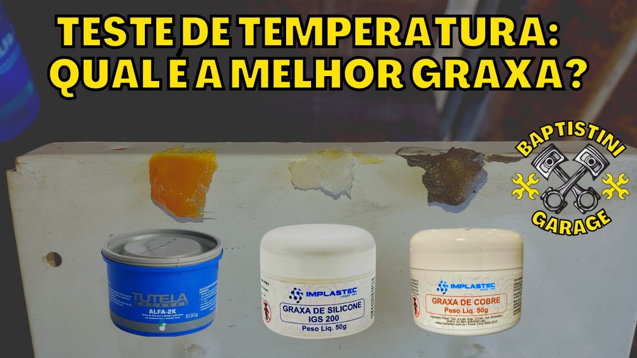Watch Now Teste de Temperatura - Graxas de Lítio, Silicone e Cobre - Qual é a melhor Teste de Temperatura - Graxas de Lítio, Silicone e Cobre - Qual é a melhor