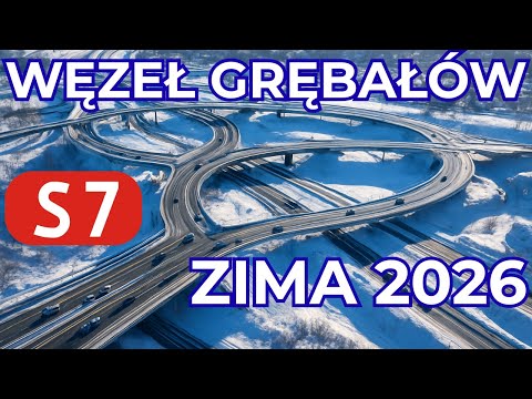 Budowa drogi S7 -Węzeł Grębałów  Styczeń 2026