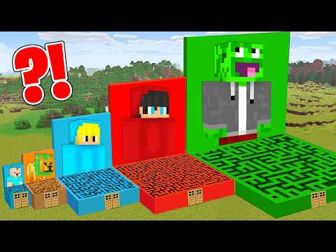 CO JEST W ŚRODKU LABIRYNTU PALIONA, LEONA, OLKA, LIONKA i BOLA w Minecraft?