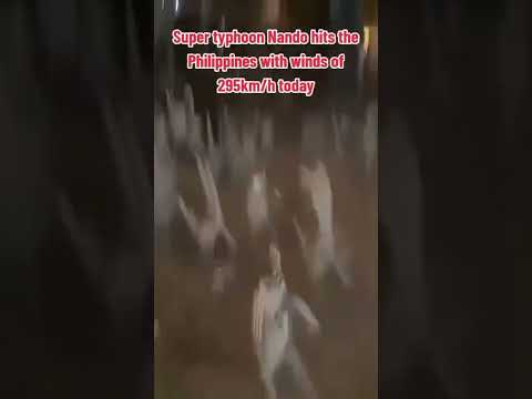 Super typhoon nando 🙏