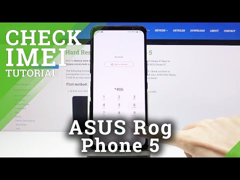 How to Check IMEI Code & SN on ASUS ROG Phone 5 – Read IMEI