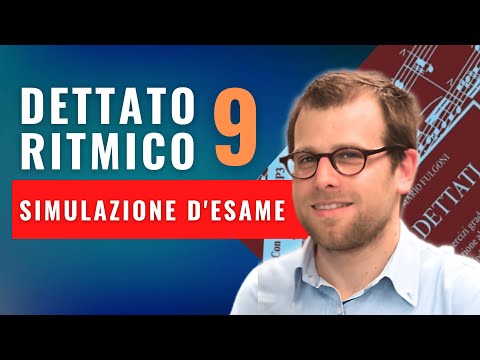 Dettato Ritmico N°9 M. Fulgoni: simulazione d'esame 2026