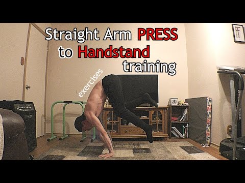Straight Arm Press to Handstand Training