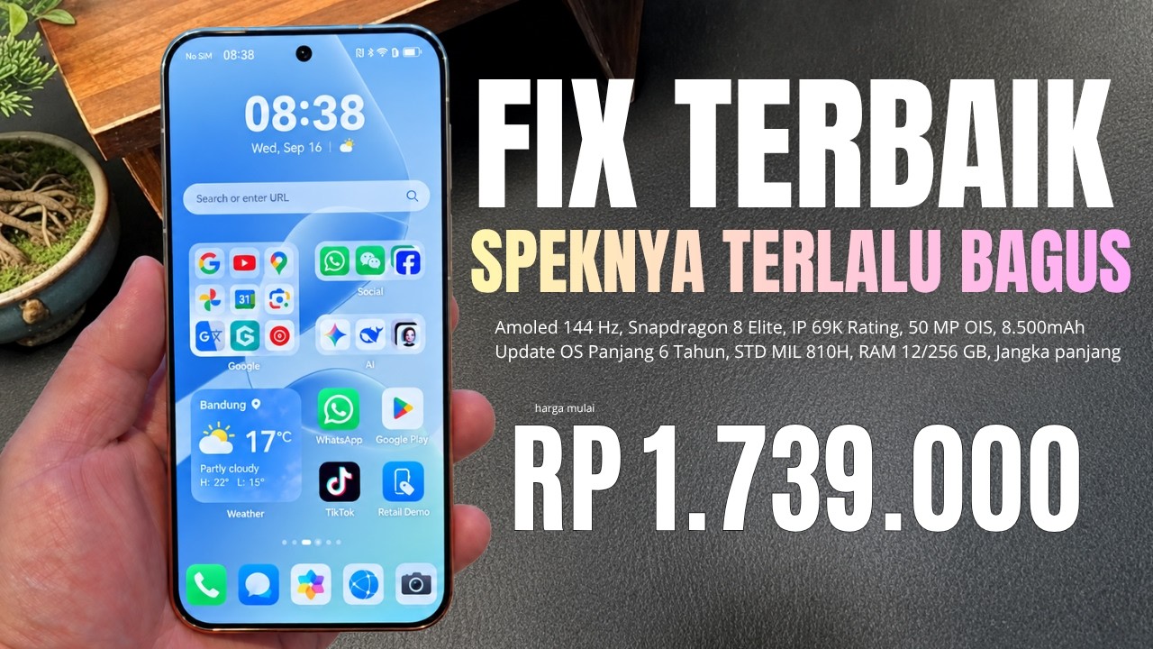 BARU RILIS LANGSUNG LUDES‼️RAM 12/256 GB, 8500mAh - HP TERLARIS AKHIR TAHUN 2026