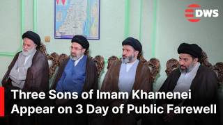 EMOTIONAL: Three Sons of Imam Ali Khamenei Appear on Third Day of Public Farewell in Tehran | AK1E