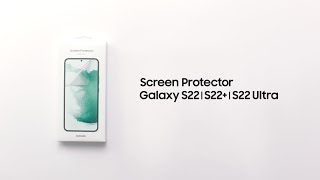 Originele Samsung Galaxy S22 Screen Protector Display Folie (2-Pack) Screen Protectors