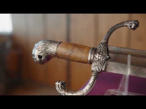 A heavy German cavalry sabre with chiselled hilt, circa 1660/70