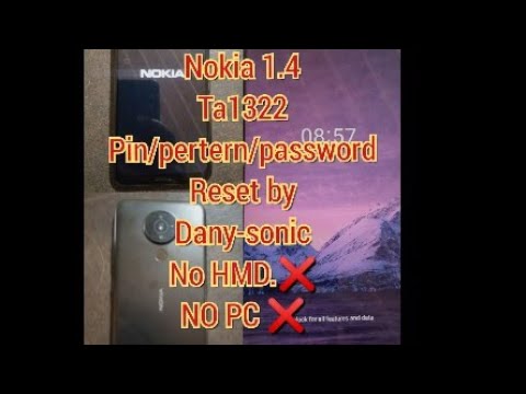 How to hard reset Nokia 1.4 and all HMD series to remove pin/ pertern/ password without a PC 2022