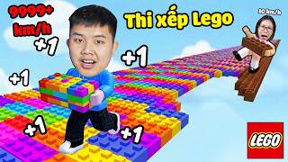 Mỗi giây +1 tốc độ xếp Lego sáng tạo xây mọi thứ thoát khỏi 1000 thử thách cực khó cùng bqThanh & Ốc Mỗi giây +1 tốc độ xếp Lego sáng tạo xây mọi thứ thoát khỏi 1000 thử thách cực khó cùng bqThanh & Ốc