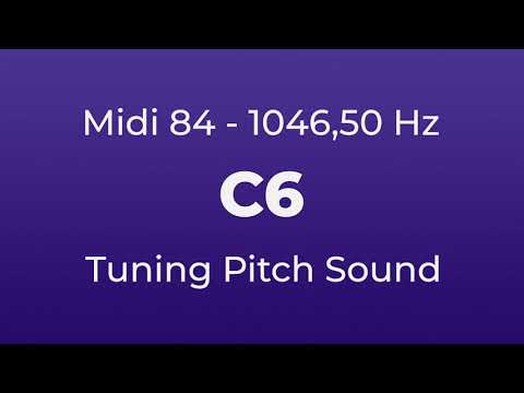 C6 Tuning Pitch | 1046,50 Hz | Midi Key 84