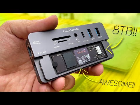 The BEST Hub for your M2 &amp; M1 MacBook - Acasis 10 in 1 NVME M.2
