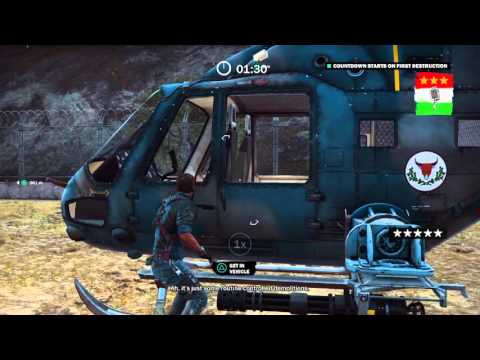 Just Cause 3 walkthrough part 8 - Helicopter Frenzy PS4