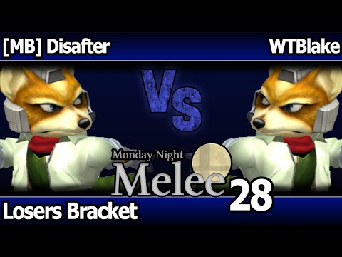 MNM 28 Melee - [MB] Disafter (Fox, Falco) vs WTBlake (Fox) - Losers Bracket