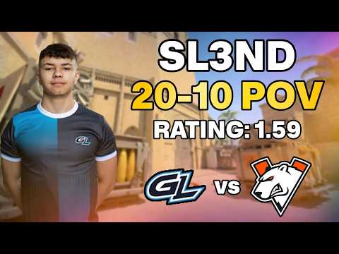 sl3nd 20-10 vs Virtus.pro | PGL Bucharest 2025 | Mirage POV