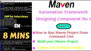 How to run Maven Project from command line | mvn clean install | Build Maven using cmd prompt #maven