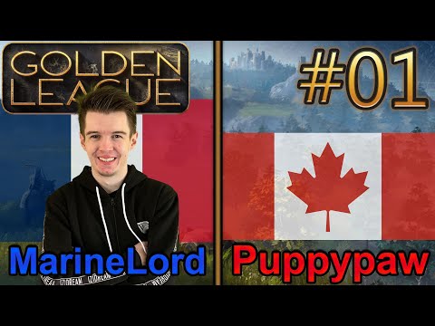 GOLDEN LEAGUE #01 - MarineLord vs 1Puppypaw - BO7 - Age of Empires IV