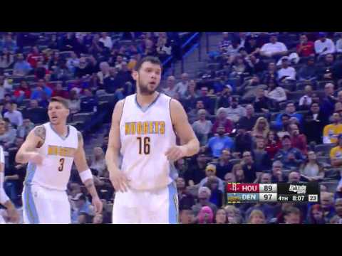 Kostas Papanikolaou vs Houston Rockets 14.12.2015 (5Pts)