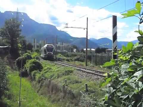 03.07.2017. TRENO ETR 170 SAD IN TRANSITO A PONTE ADIGE (BZ).
