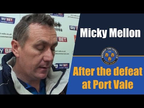 INTERVIEW | Micky Mellon post Port Vale (a) - Town TV