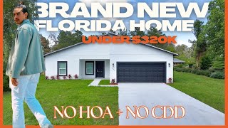 BRAND NEW MODERN HOME UNDER $320K, NO HOA, NO CDD | OCALA, FLORIDA HOME TOUR