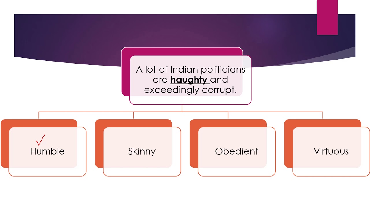 Sentence Correction Vocabulary