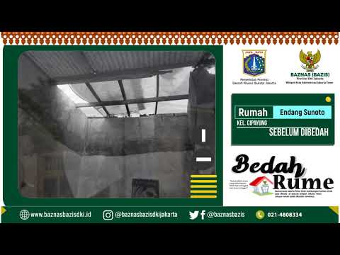 BEDAH RUMAH ENDANG SUNOTO KEL  CIPAYUNG 1 MENIT