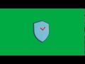 Secure Shield Green Screen