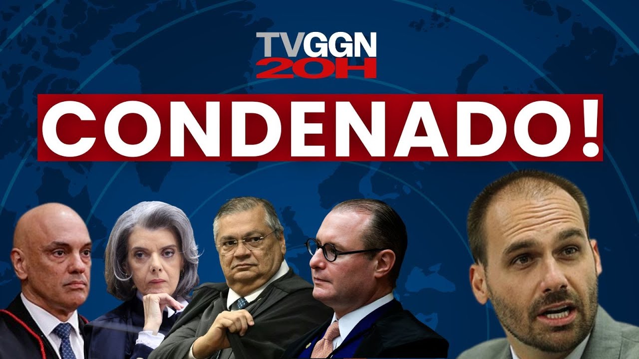 Eduardo Bolsonaro é condenado, por unanimidade, pelo STF  | TVGGN 20H com Luis Nassif | (16/06/26)