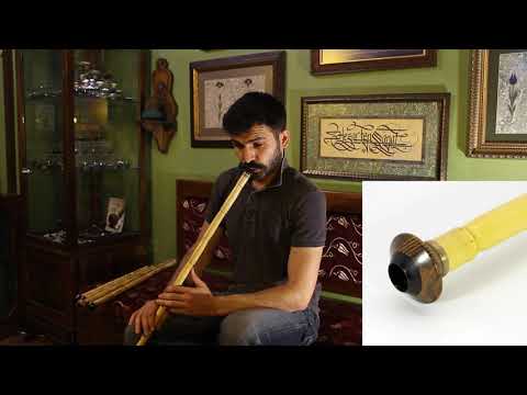 Professional Kız Ney Si (B) 440hz. Turkish Reed Flute. Left hand up. Made by Salih Bilgin