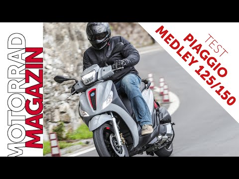 Piaggio Medley 125/150 review - 16-inch comfort with 2-helmet storage