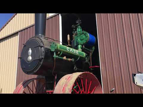 Firing Up Kory Anderson Case 150 HP James Valley Threshers September 2018